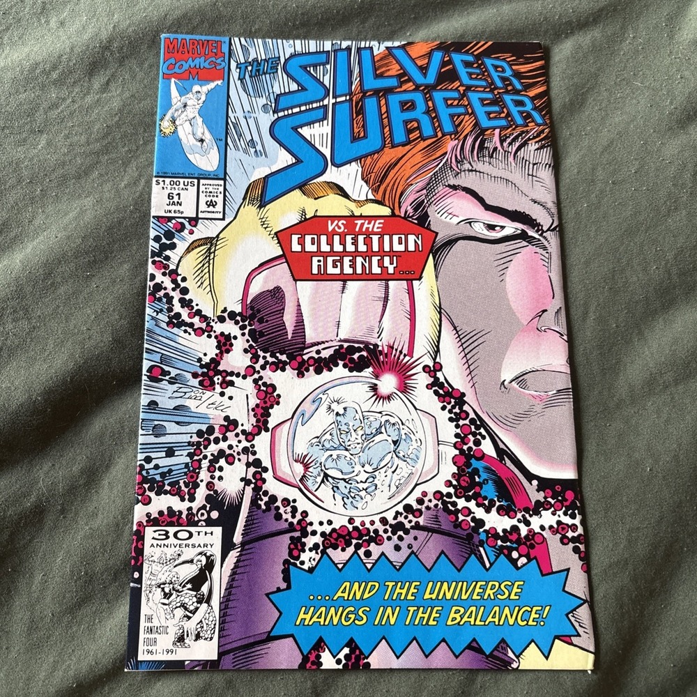 The Silver Surfer #61 Vs. The Collection Agency! 1992 Marvel Comics